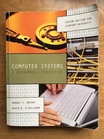 CS107 textbook Computer Systems A Programmer's Perspective 1