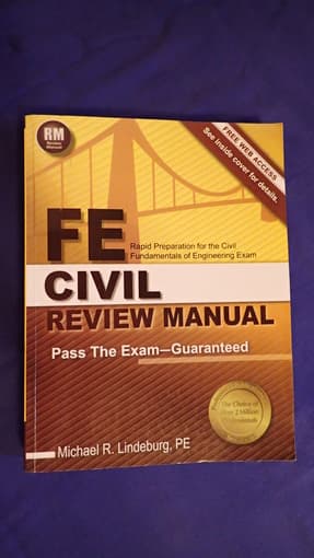 FE Civil Review Manual "Pass The Exam--Guaranteed" 1