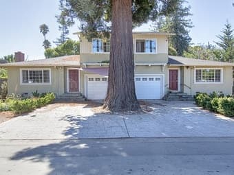 2BR/2BA duplex unit for rent in Willows neighborhood near Stanford 1
