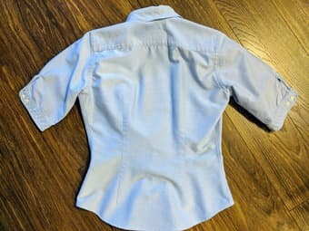 Ralph Lauren Blue Label Short Sleeved Shirt - Blue - Size 2 3