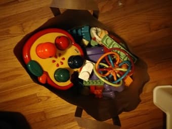 Bag full of baby toys 1