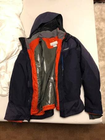 Columbia 3-in-1 interchange snow jacket XL 1
