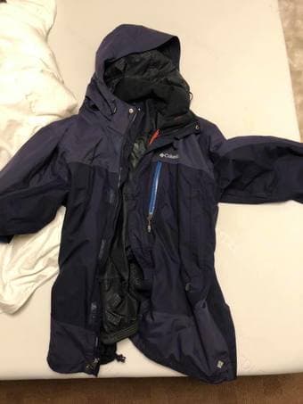 Columbia 3-in-1 interchange snow jacket XL 3