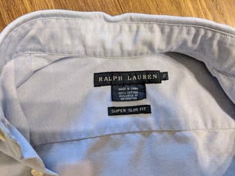 2 Ralph Lauren Women's Button Down Shirts (Blue) Size 2 4