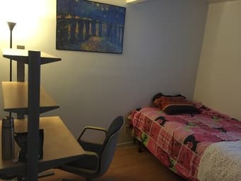 Fully furnished private bedroom with shared bath-Palo Alto 1