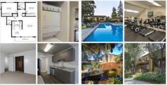 诚意租房:Mountain View高档小区Birch Creek Apartment一个2B2B公寓（两卧室两卫生间） 1