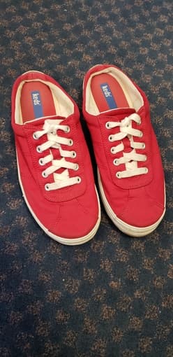 Keds sneakers, red, 6.5/7 1