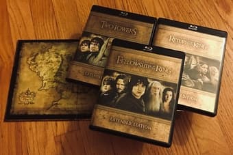 Lord of the Rings Extended Edition Blu-Rays 2