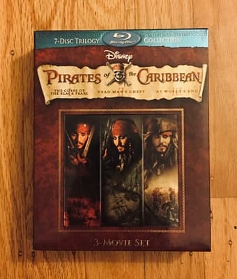 Pirates of the Caribbean Trilogy Blu-Rays 1