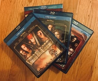 Pirates of the Caribbean Trilogy Blu-Rays 2