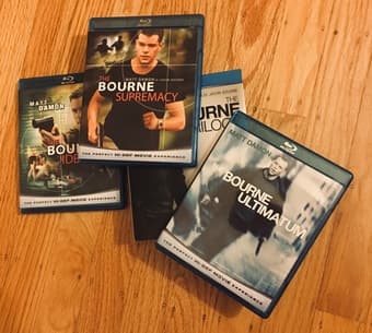 Bourne Trilogy Blu-Rays 2