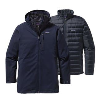 Patagonia 3-In-1 Navy Blue Parka (Men's L) 1