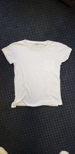 J Crew pocket tshirt- white XS-S 1