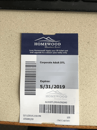 Homewood Ticket (negotiable price) 1