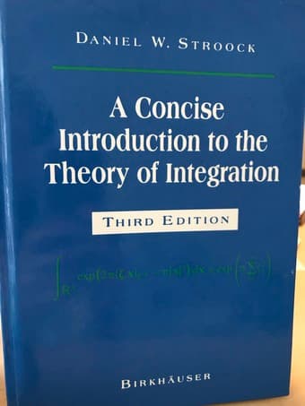 [math] A Concise Introduction to the Theory of Integration 3rd ed 1