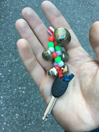 Found someone’s lost bike key near AOERC 1