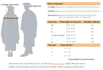 Stanford Engineering PhD Regalia Set (Gown + Tam) Size L Male 2