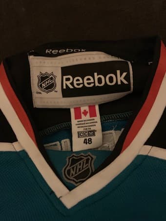 San Jose Sharks Joe Thornton Alternate Captain Jersey 3