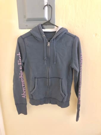 Abercrombie and fitch lady hoodie XS - navy blue 1