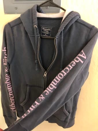 Abercrombie and fitch lady hoodie XS - navy blue 3