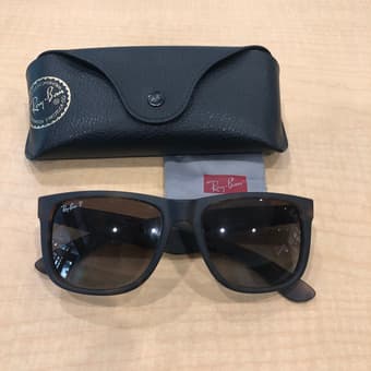 Ray Ban Polarized "New Wayfarer" Tortoise Glasses 1