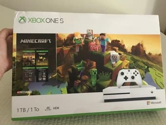X Box One S - New, in Box, Minecraft 1
