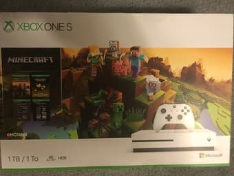 X Box One S - New, in Box, Minecraft 1