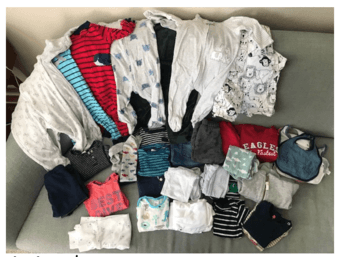 Bag of Baby (boy) clothes, sizes 6-9 months/9 months 1
