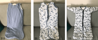 Baby sleeping bags (~6 months) 1