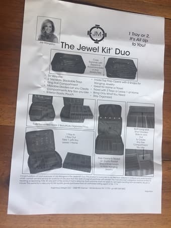 Jewelry Storage- Joy Mangano Jewel Kit Duo 4