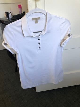 White Burberry Women's Polo - S/P 1
