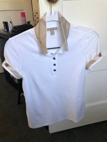 White Burberry Women's Polo - S/P 2