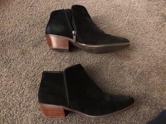 Suede Ankle Booties 1