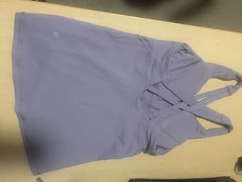 Lululemon tanktop (pastel purple) size 4 - like new condition 2