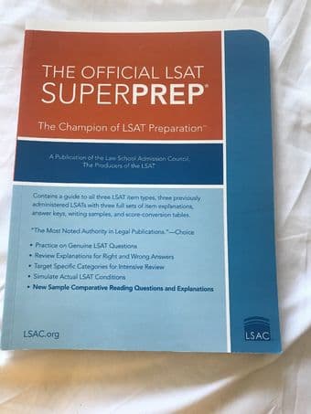 Full set of LSAT books (barely used)! 2