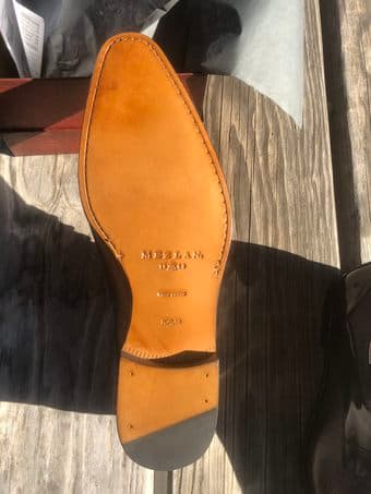 Genuine Italian Leather Mens 10.5 Shoes - SALE 2