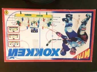 Near-Vintage Serbian Table Top Hockey Game: Russia v. Canada 1