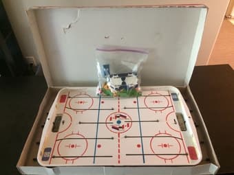 Near-Vintage Serbian Table Top Hockey Game: Russia v. Canada 2