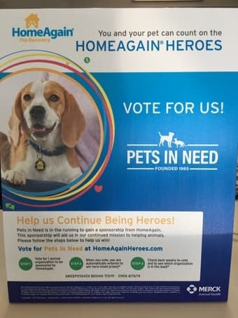 Please take 1 minute to vote for a local animal shelter! 1