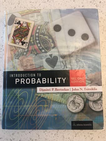 Used book - Introduction to Probability by Bertsekas & Tsitsiklis 1