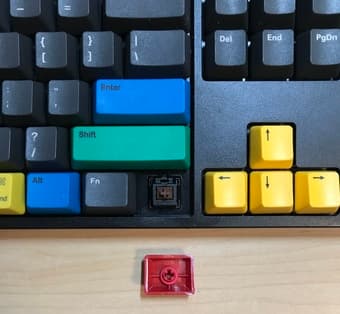 iKBC CD108 Mechanical Keyboard (Cherry MX Brown + Red 0.2mm O-rings) 2