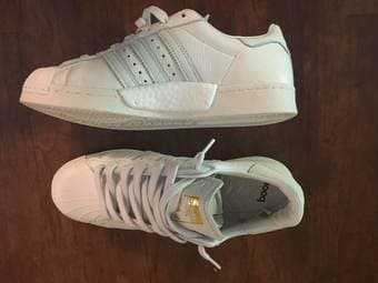 Adidas superstar boost leather - Men's size US 9.5 3