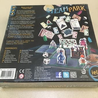 New Sealed Steam Park Board Game 2
