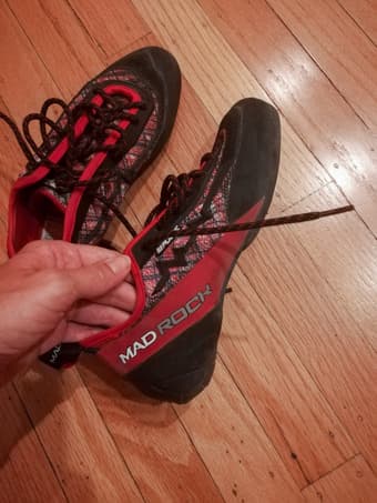 Climbing shoes, size 6 2