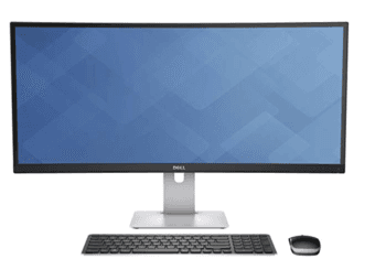Dell UltraSharp U3415W 34-Inch Curved LED-Lit Monitor 戴尔曲面屏九五新 3