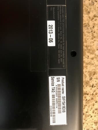 Sony Vaio 15.5" touchscreen - top of the line 4