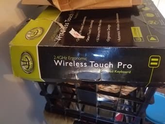 Brand New: Wireless touch pro (key pad) Ergonomic 1