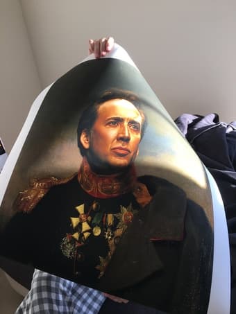 Glorious Nicholas Cage Art 1