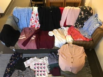 Assorted women's clothing - dresses and sweaters! 1