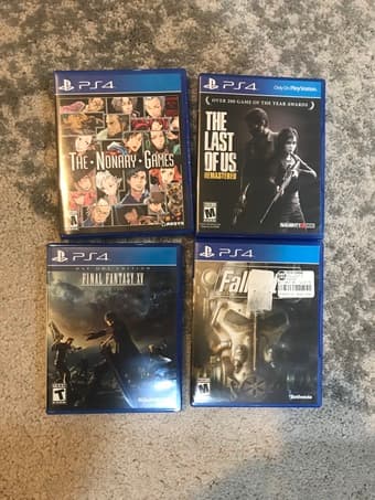 PS4 Games (Final Fantasy, Last of Us, Fallout 4, Zero Escape) 1